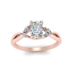 Load image into Gallery viewer, twisted-vine-radiant-cut-diamond-ring-in-rose-gold-FD8300RARB1-NL-RG.jpg