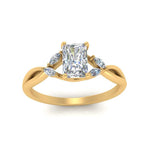 Load image into Gallery viewer, twisted-vine-radiant-cut-diamond-ring-in-yellow-gold-FD8300RARB1-NL-YG.jpg