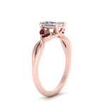 Load image into Gallery viewer, twisted-vine-radiant-cut-ruby-ring-in-rose-gold-FD8300RARB1GRUDR-NL-RG.jpg