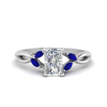 Load image into Gallery viewer, twisted-vine-radiant-cut-sapphire-ring-in-white-gold-FD8300RARB1GSABL-NL-WG.jpg