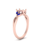 Load image into Gallery viewer, twisted-vine-semi-mount-sapphire-ring-in-rose-gold-FD8300SMRB1GSABL-NL-RG.jpg