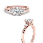 Load image into Gallery viewer, twisted-vine-vintage-round-cut-diamond-engagement-ring-with-black-diamond-in-rose-gold-FD10981RORGBLACKANGLE3-NL-RG.jpg?v=1764677363