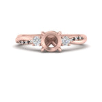 Load image into Gallery viewer, Twisted Vine Vintage Semi Mount Diamond Engagement Ring