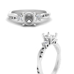 Load image into Gallery viewer, Twisted Vine Vintage Semi Mount Diamond Engagement Ring