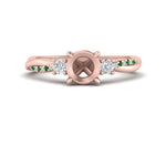 Load image into Gallery viewer, Twisted Vine Vintage Semi Mount Diamond Engagement Ring