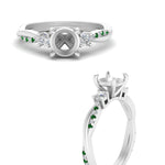 Load image into Gallery viewer, Twisted Vine Vintage Semi Mount Diamond Engagement Ring