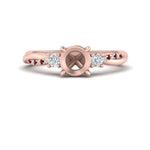 Load image into Gallery viewer, Twisted Vine Vintage Semi Mount Diamond Engagement Ring