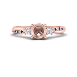 Load image into Gallery viewer, Twisted Vine Vintage Semi Mount Diamond Engagement Ring