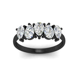 Load image into Gallery viewer, Pear Shaped 2 Carat Five Stone Wedding Diamond Band