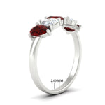 Load image into Gallery viewer, two-carat-5-stone-ruby-teardrop-anniversary-ring-in-white-gold-fdwb8008pegrudrangle2-2.00ct-nl-wg-hw.jpg