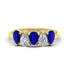 Load image into Gallery viewer, two-carat-5-stone-sapphire-teardrop-anniversary-ring-in-yellow-gold-fdwb8008pegsablsleep-2.00ct-nl-yg.jpg