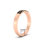 Load image into Gallery viewer, two-line-round-black-diamond-band-ring-in-rose-gold-FD11382BGBLACKANGLE2-0.25CT-NL-RG-HW