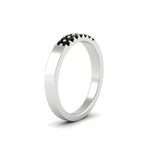 Load image into Gallery viewer, two-line-round-black-diamond-band-ring-in-white-gold-FD11382BGBLACKANGLE2-0.25CT-NL-WG