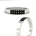 Load image into Gallery viewer, two-line-round-black-diamond-band-ring-in-white-gold-FD11382BGBLACKANGLE3-0.25CT-NL-WG