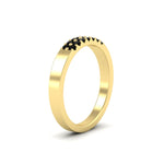 Load image into Gallery viewer, two-line-round-black-diamond-band-ring-in-yellow-gold-FD11382BGBLACKANGLE2-0.25CT-NL-YG