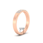 Load image into Gallery viewer, two-line-round-diamond-band-ring-in-rose-gold-FD11382BANGLE2-0.25CT-NL-RG-HW