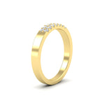 Load image into Gallery viewer, two-line-round-diamond-band-ring-in-yellow-gold-FD11382BANGLE2-0.25CT-NL-YG
