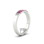 Load image into Gallery viewer, two-line-round-pink-sapphire-band-ring-in-white-gold-FD11382BGSADRPIANGLE2-0.25CT-NL-WG-HW