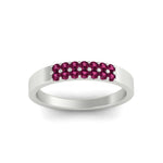 Load image into Gallery viewer, two-line-round-pink-sapphire-band-ring-in-white-gold-FD11382BGSADRPIANGLE5-0.25CT-NL-WG