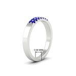 Load image into Gallery viewer, two-line-round-sapphire-band-ring-in-white-gold-FD11382BGSABLANGLE2-0.25CT-NL-WG-HW