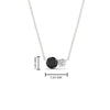 Load image into Gallery viewer, two-round-cut-diamond-pendant-with-black-diamond-in-FDPD11022GBLACK-NL-WG