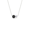 Load image into Gallery viewer, two-round-cut-diamond-pendant-with-black-diamond-in-FDPD11022GBLACK-NL-WG