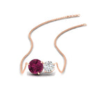 Load image into Gallery viewer, two-round-cut-diamond-pendant-with-pink-sapphire-in-FDPD11022GSADRPI-NL-RG