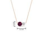 Load image into Gallery viewer, two-round-cut-diamond-pendant-with-pink-sapphire-in-FDPD11022GSADRPI-NL-RG
