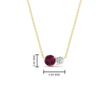 Load image into Gallery viewer, two-round-cut-diamond-pendant-with-pink-sapphire-in-FDPD11022GSADRPI-NL-YG