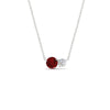 Load image into Gallery viewer, two-round-cut-diamond-pendant-with-ruby-in-FDPD11022GRUDR-NL-WG
