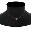 Load image into Gallery viewer, two-round-cut-diamond-pendant-with-ruby-in-FDPD11022GRUDR-NL-YG