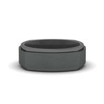 Load image into Gallery viewer, Two Tone Brushed Mens Wedding Ring