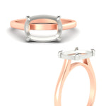 Load image into Gallery viewer, two-tone-east-west-semi-mount-engagement-ring-in-rose-gold-fd11539smrangle3-nl-rg