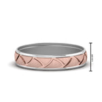 Load image into Gallery viewer, two-tone-engraved-wedding-band-in-white-gold-FDLWM1200B-NL-WG-HW