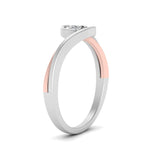 Load image into Gallery viewer, two-tone-round-cut-solitaire-ring-in-rose-gold-FDENS2204TRORANGLE2-NL-RG.