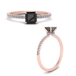 Load image into Gallery viewer, underhalo-princess-cut-black-diamond-engagement-ring-in-rose-gold-FD9168PRRGBLACK-NL-RG-GS.jpg