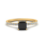 Load image into Gallery viewer, underhalo-princess-cut-black-diamond-engagement-ring-in-yellow-gold-FD9168PRRGBLACK-NL-YG-GS.jpg