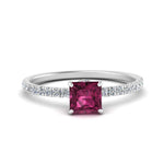 Load image into Gallery viewer, underhalo-princess-cut-pink-sapphire-engagement-ring-in-white-gold-FD9168PRRGSADRPI-NL-WG-GS.jpg