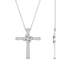 Load image into Gallery viewer, unique-cross-diamond-pendant-in-FDPD10881-NL-WG