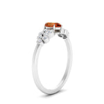 Load image into Gallery viewer, unique-pear-cluster-bezel-orange-sapphire-engagement-ring-in-white-gold-FDENS3110PERGSAOR-NL-WG.jpg