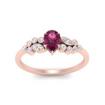 Load image into Gallery viewer, unique-pear-cluster-bezel-pink-sapphire-engagement-ring-in-rose-gold-FDENS3110PERGSADRPI-NL-RG.jpg