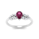 Load image into Gallery viewer, unique-pear-cluster-bezel-pink-sapphire-engagement-ring-in-white-gold-FDENS3110PERGSADRPI-NL-WG.jpg