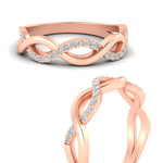 Load image into Gallery viewer, unusual-round-diamond-wedding-rings-in-rose-gold-FD-1122B-NL-RG.jpg