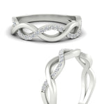 Load image into Gallery viewer, unusual-round-diamond-wedding-rings-in-white-gold-FD-1122B-NL-WG.jpg