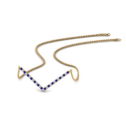 fdpd8345/v-shaped-diamond-necklace-gift-with-emerald-in-fdpd8345rgh-fancy-1-yg