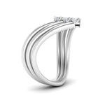 Load image into Gallery viewer, v-shaped-stackable-ring-with-diamond-in-FD10650RORANGLE3-NL-WG