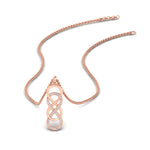 Load image into Gallery viewer, vertical-infinity-double-knot-diamond-pendant-in-FDPD11290-NL-RG