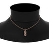 Load image into Gallery viewer, vertical-infinity-double-knot-diamond-pendant-in-FDPD11290-NL-RG