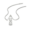 Load image into Gallery viewer, vertical-infinity-double-knot-diamond-pendant-in-FDPD11290-NL-WG