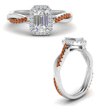 Load image into Gallery viewer, vine-emerald-cut-halo-diamond-engagement-ring-with-orange-sapphire-in-white-gold-FD9212EMRGSAOR-NL-WG.jpg